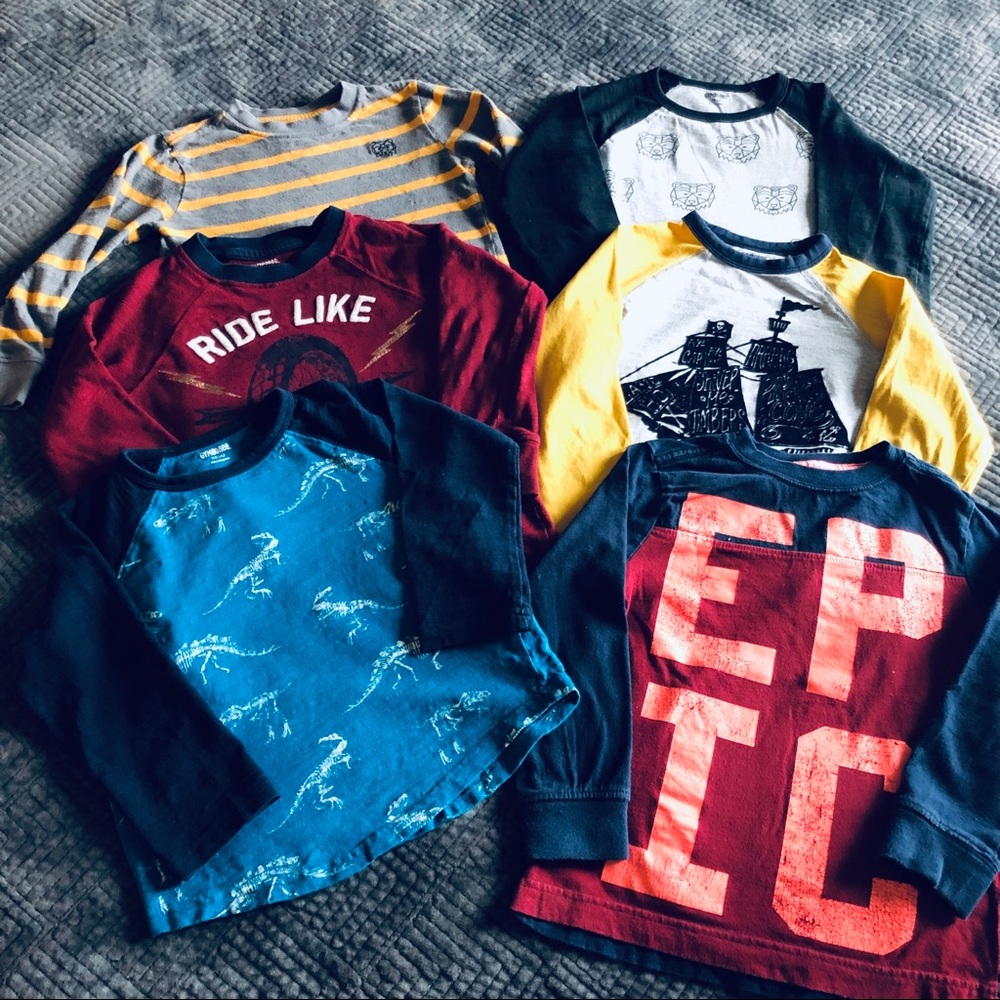 Shirts, Set of 6, Size 4
